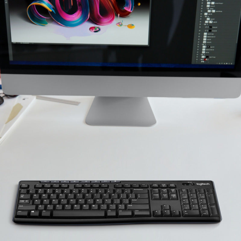 Teclado Inalámbrico Unifying Logitech K270 / Multimedia