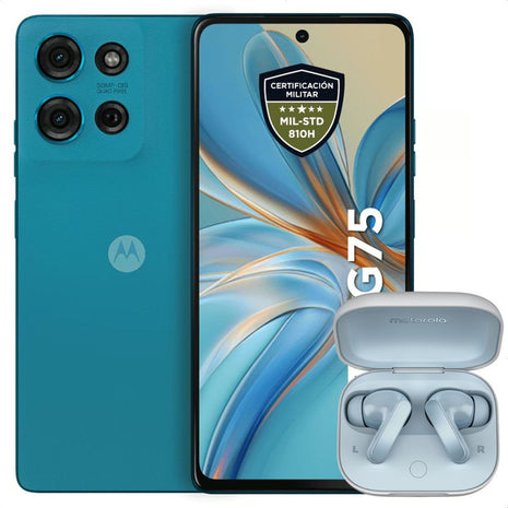 Celular Motorola Moto G75 5g 256gb/8gb Azul + Moto Buds Azul
