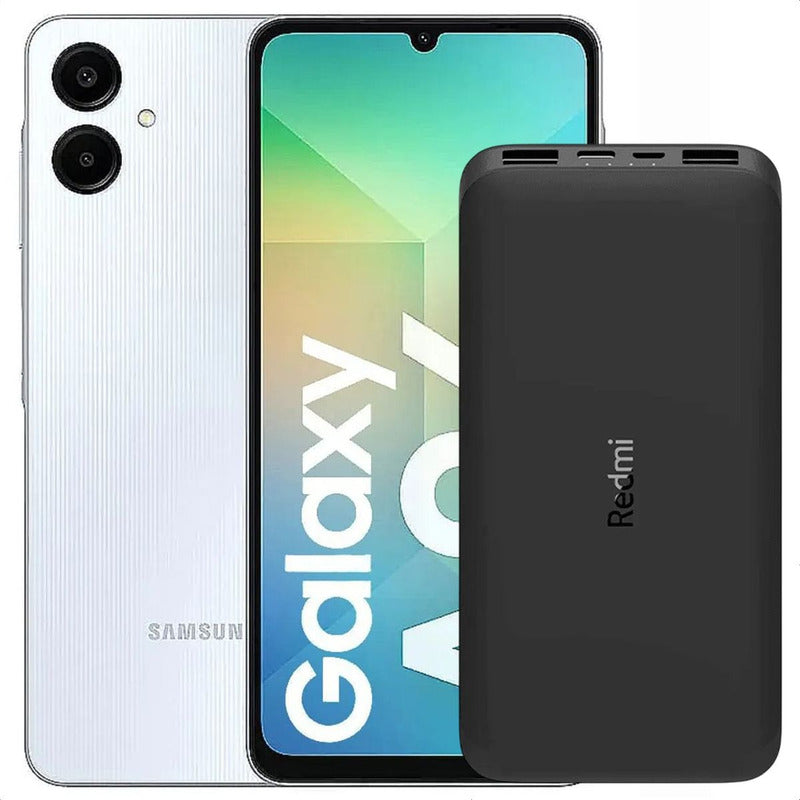 Celular Samsung Galaxy A06 128gb/4gb Azul + Power Bank 10000