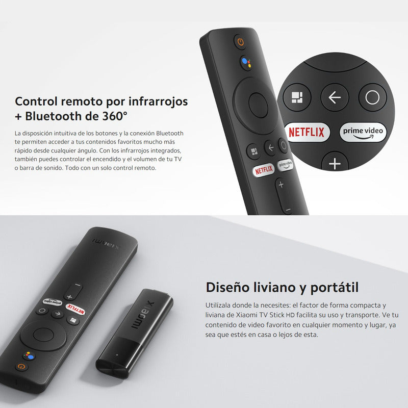 Xiaomi Mi Tv Stick, Chromecast 1080p Android 8gb Rom/1gb Ram