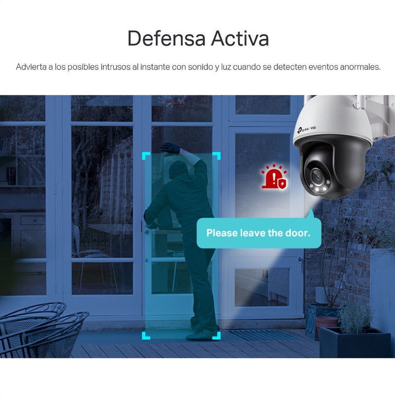 Cámara IP Wi-Fi Exterior Robótica 4MP TP-Link VIGI C540-W