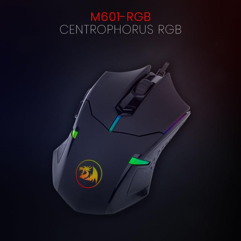 Combo Gamer Redragon Teclado K503a Rgb Esp + Mouse M601 Rgb