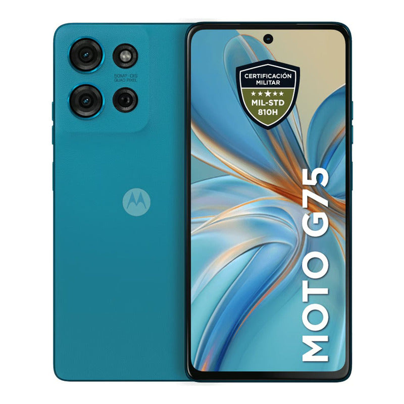 Celular Motorola Moto G75 5g Dual Sim 256gb/8gb, 6.78'', Azl Aqua Blue
