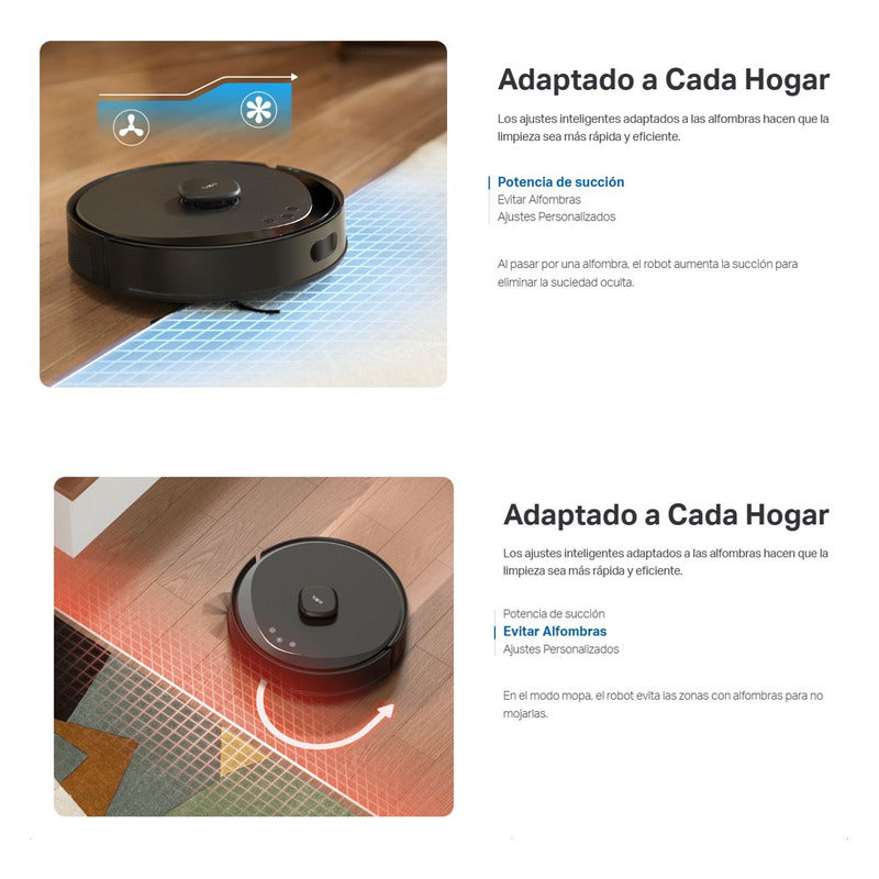 Aspiradora Robot Inteligente Tp-link Tapo Rv30 Max, 5300pa, Navegación LiDAR+IMU, Sin Base de Vaciado