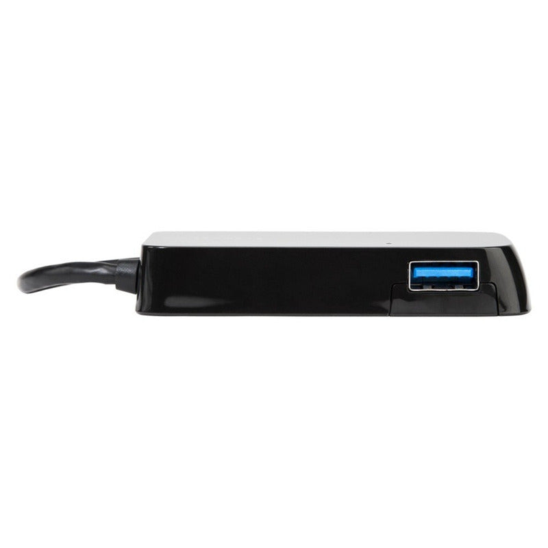 Hub USB 3.0 de 4 Puertos Targus ACH124US con Diseño Compacto y Protección Sobrecorriente - Negro