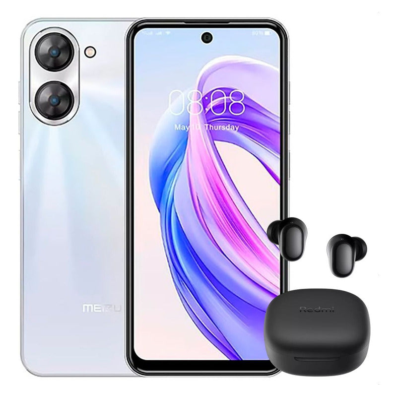 Celular Meizu Mblu 21 Lte 128gb/6gb Blanco + Buds 6 Play