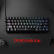 Teclado Gamer Redragon K630-rgb-sp Dragonborn 60%, Sw-red