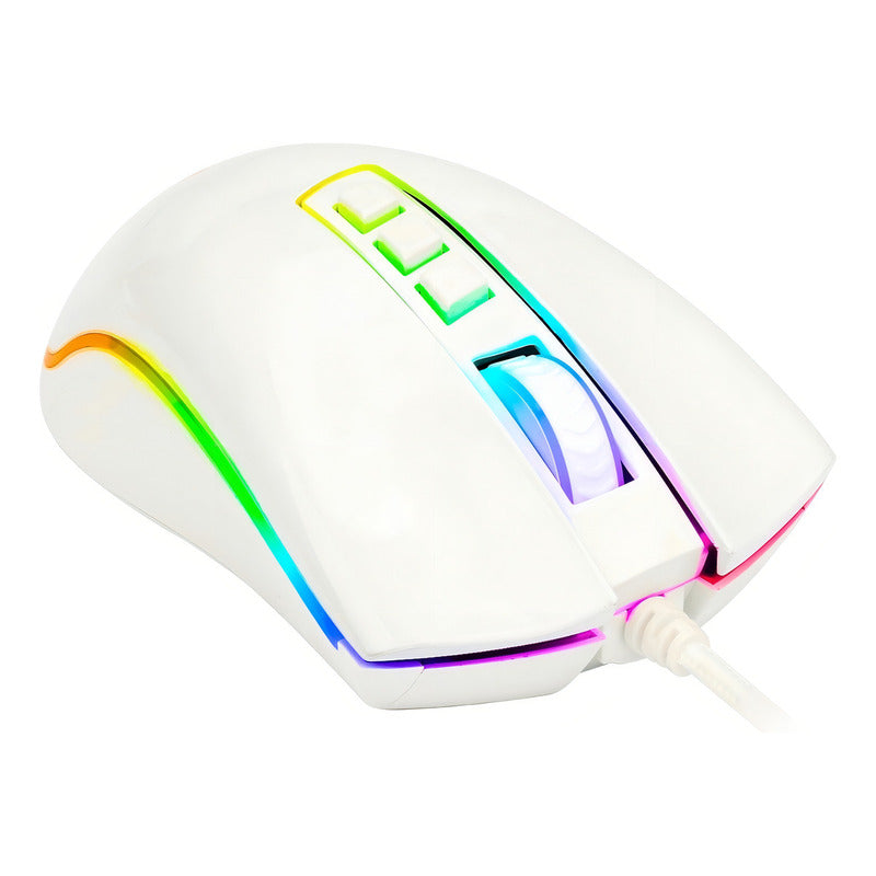 Mouse Gamer Redragon Cobra White M711-w White
