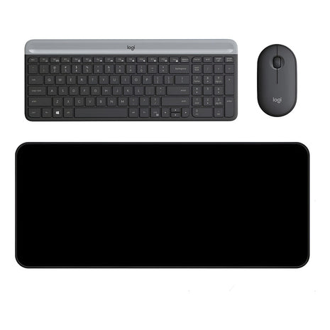 Combo Inalámbrico Logitech Mk470 + Alfombrilla Xl (80x30cm)