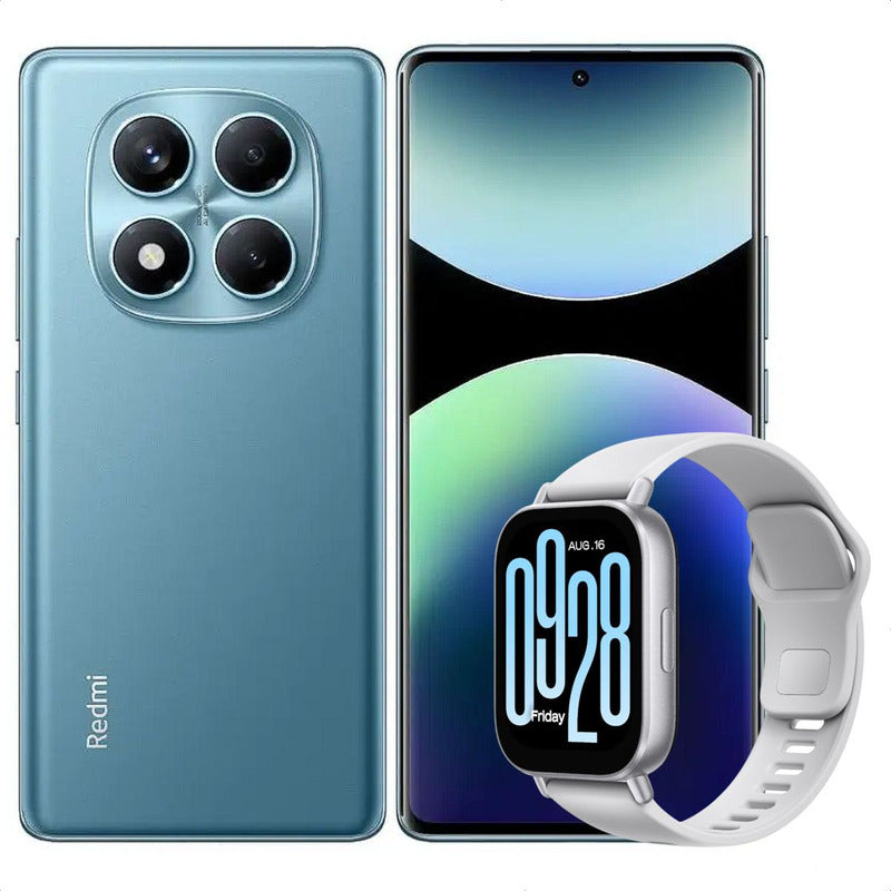 Celular Redmi Note 14 Pro 256gb/8gb Azul + Watch 5 Active