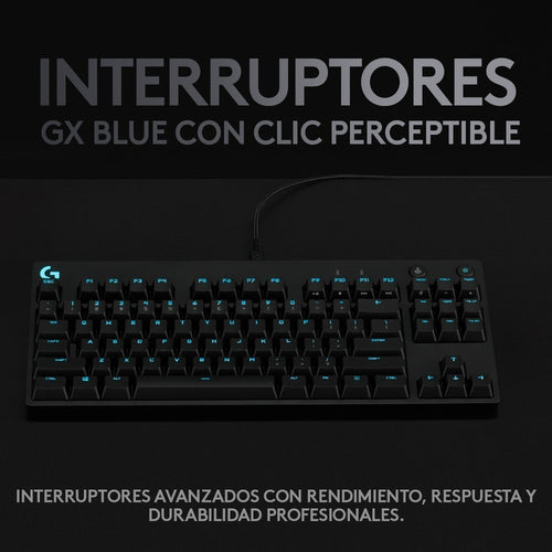 Teclado Gamer Mecánico Profesional Esports Logitech G Pro - Negro