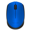 Mouse Inalámbrico Logitech M170 Receptor USB 2.4GHz Batería 12 Meses Diseño Portátil Ambidiestro - Azul/Negro
