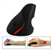 Mouse Vertical Ergonómico Recargable, Evita Túnel Carpiano