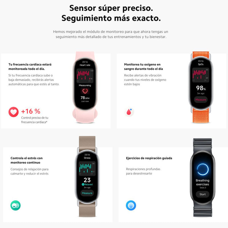 Xiaomi Smartwatch Smart Band 9, Pulsera Inteligente Bt, Slvr