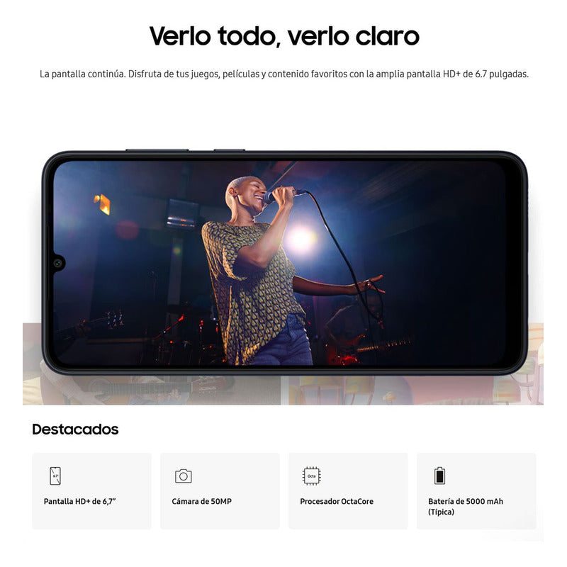 Celular Samsung Galaxy A05 Dual Sim 64gb/4gb 6.7'' 50mpx Vrd Verde