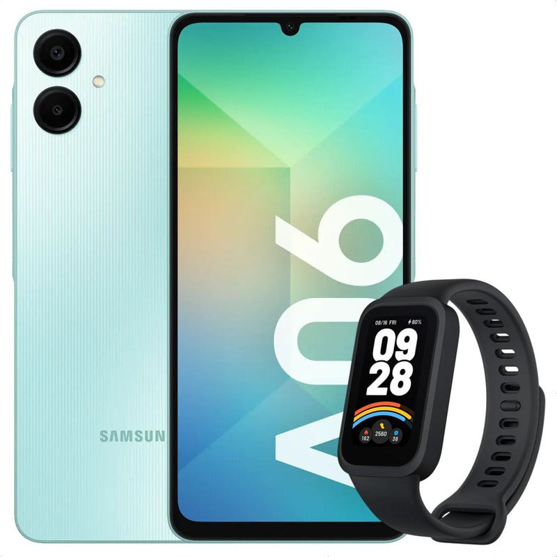 Celular Samsung Galaxy A06 128gb/4gb Vrd + Mi Band 9 Active