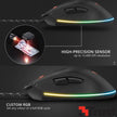 Mouse Gamer Profesional Trust Gxt 900 Qudos / Rgb / 15000dpi