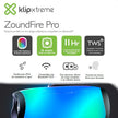 Parlante Bluetooth Portátil Klip Xtreme ZoundFire Pro con Luces LED Dinámicas y Protección IPX6