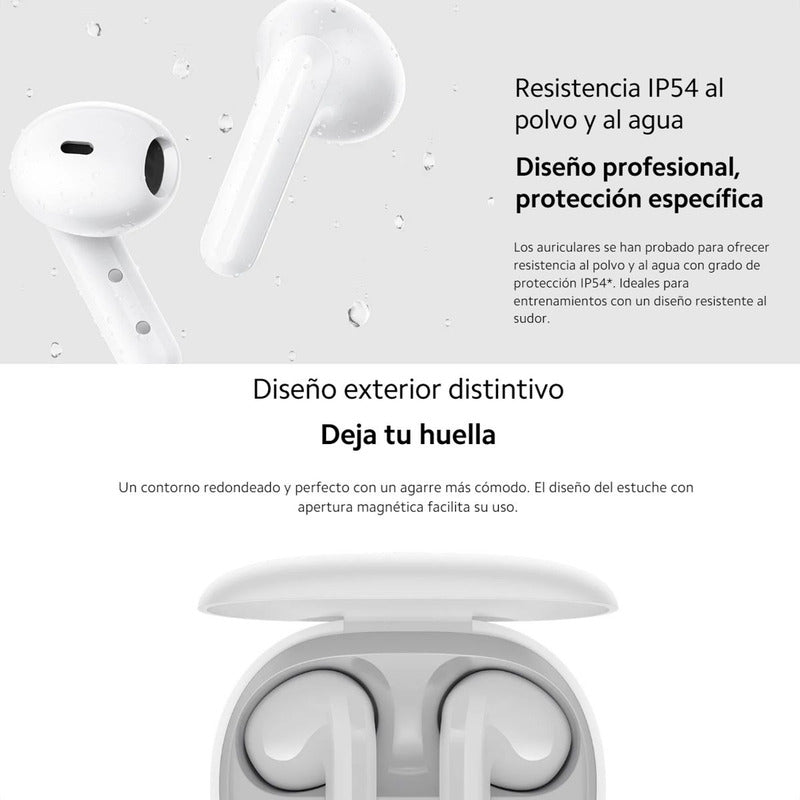 Xiaomi Redmi Buds 4 Lite, Audífonos Táctil / Bluetooth 5.3 Negro