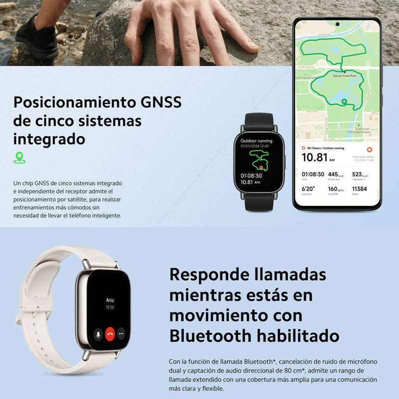 Xiaomi Redmi Watch 5 Lite, Pulsera Smart Gps Llamada Bt, Blk Negro Negro