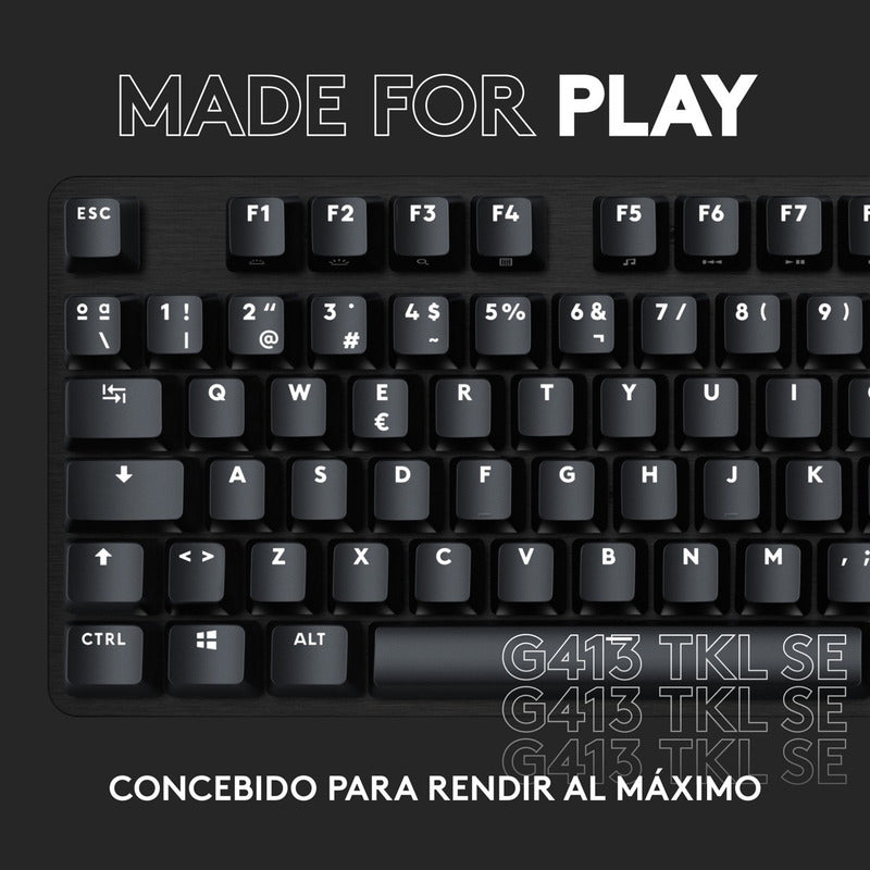 Teclado Gamer Mecánico Logitech G413 Tkl Se / Retroiluminado