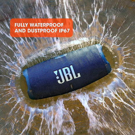 Jbl Charge 5, Parlante Bluetooth Impermeable, Powerbank, Blu