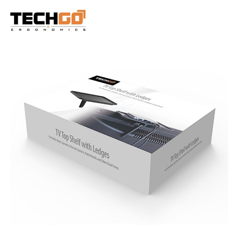 Repisa Elegante Tv Para Deco Tdt Control Etc. Techgo Spd-107 Negro