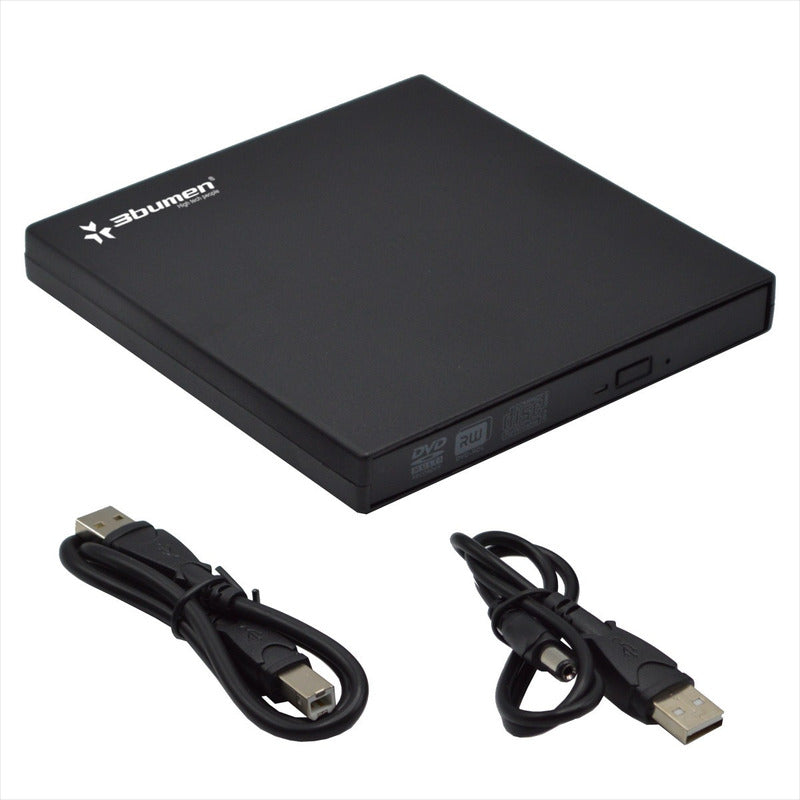 Unidad Quemadora Externa Slim, Cd, Dvd-rw Portable Usb 2.0