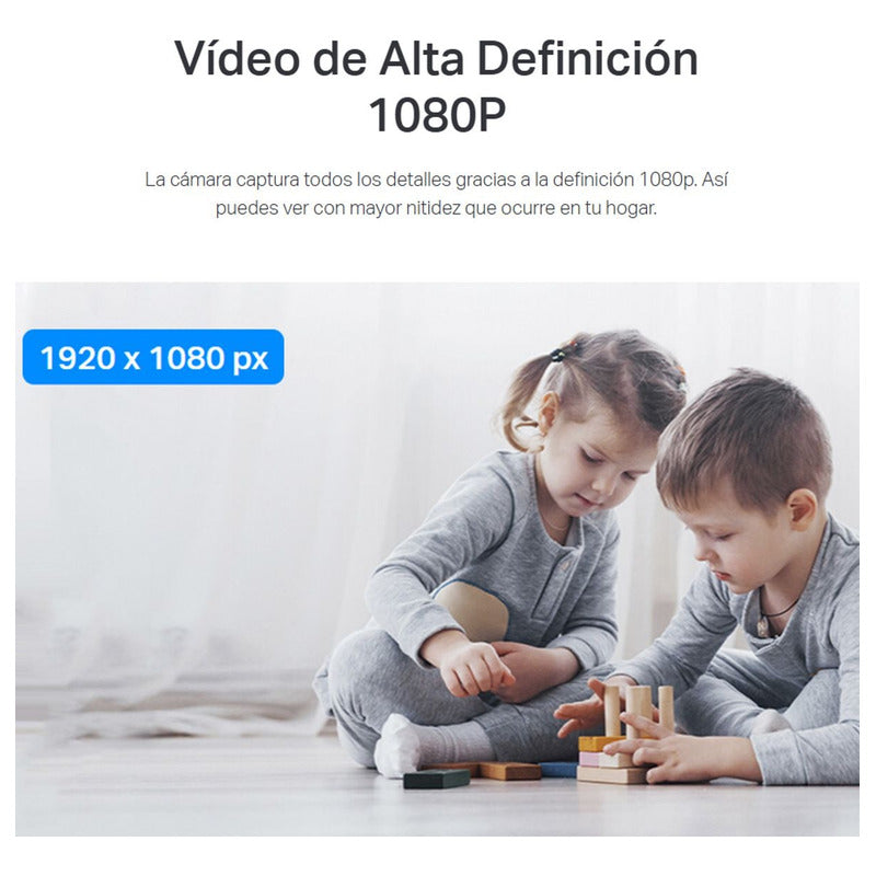 Cámara Wifi Robótica 360° Tp-link Tapo C200c, 1080p Ai Audio + MicroSD 64GB