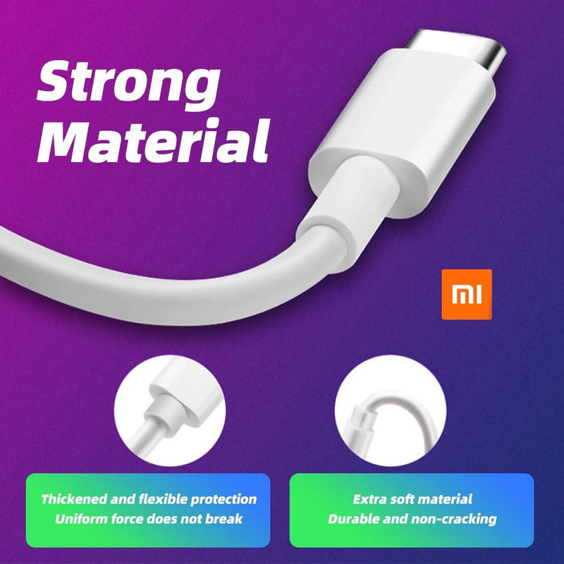 Xiaomi Cable De Carga/datos Tipo A, Tipo C, Carga Rápida, 1m