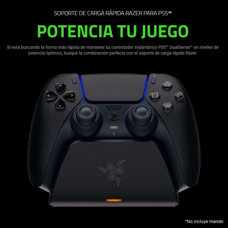 Razer Quick Charging Stand Base Carga Rápida Para Mando Ps5