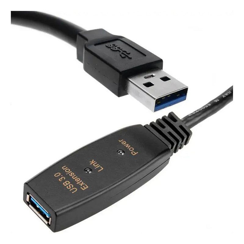 Cable De Extensión Activo Usb 3.0 / 5m / Macho A Hembra