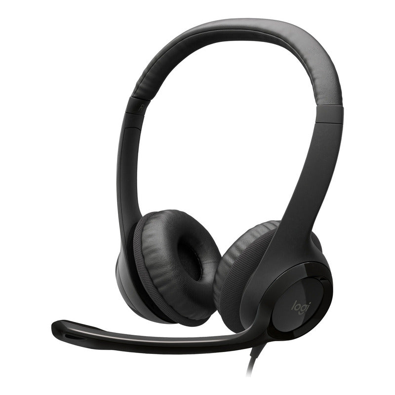 Diadema Logitech H390 Usb Negro Con Micrófono