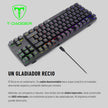 Teclado Gamer Mecánico Tkl T-dagger T-tgk315 Bora Rgb Negro Español