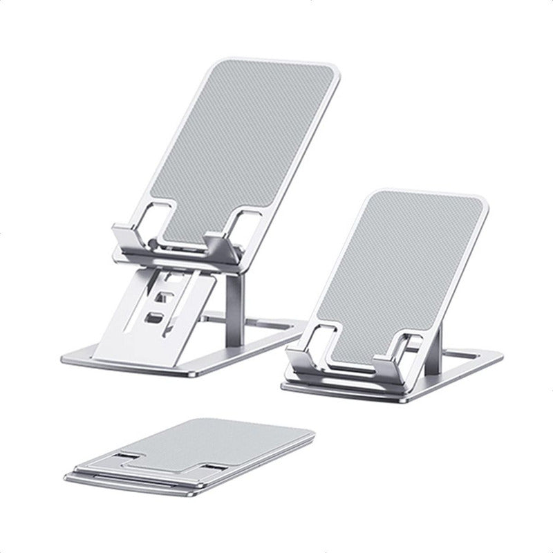 Base Soporte Para Celular Y Tablet Con 7 Ángulos En Aluminio