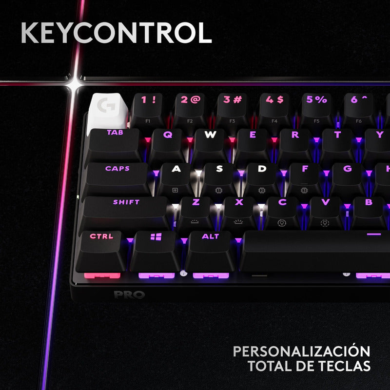 Teclado Gamer Inalámbrico Lightspeed Logitech Pro X 60, Blk