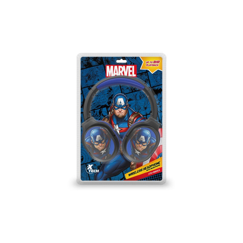 Audífonos Inalámbricos Con Micrófono Xtech Edición Capitán América