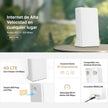 Router Inalámbrico 4G LTE con Sim Card Mercusys MB110-4G Red WiFi hasta 300Mbps