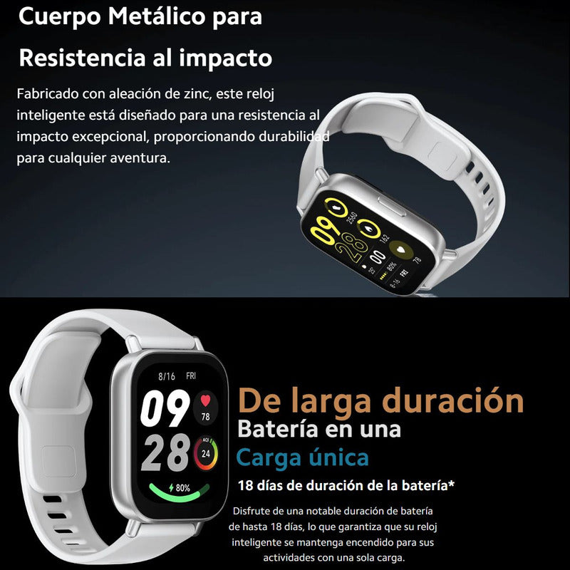 Xiaomi Redmi Watch 5 Active, Smartwatch Con Llamadas Bt, Slv Plateado Plateado Plateado