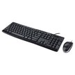 Combo Usb Teclado Multimedia Y Mouse, Logitech Mk200 Media