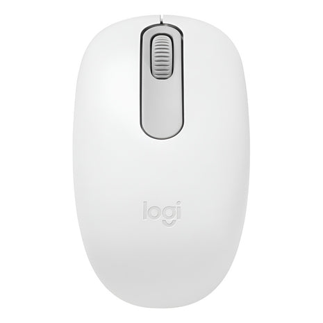 Mouse Inalámbrico Bluetooth Logitech M196 Diseño Ambidiestro Cómodo y Compacto - Blanco