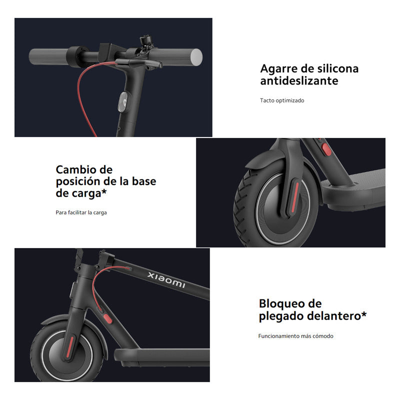 Monopatín Eléctrico Xiaomi Electric Scooter 4, 25 Km/h Negro