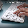 Teclado Bluetooth Bolt Logitech Signature Slim K950, Blanco
