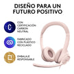 Diadema Usb Logitech H390, Mic Sin Ruido Y Controles, Rosado