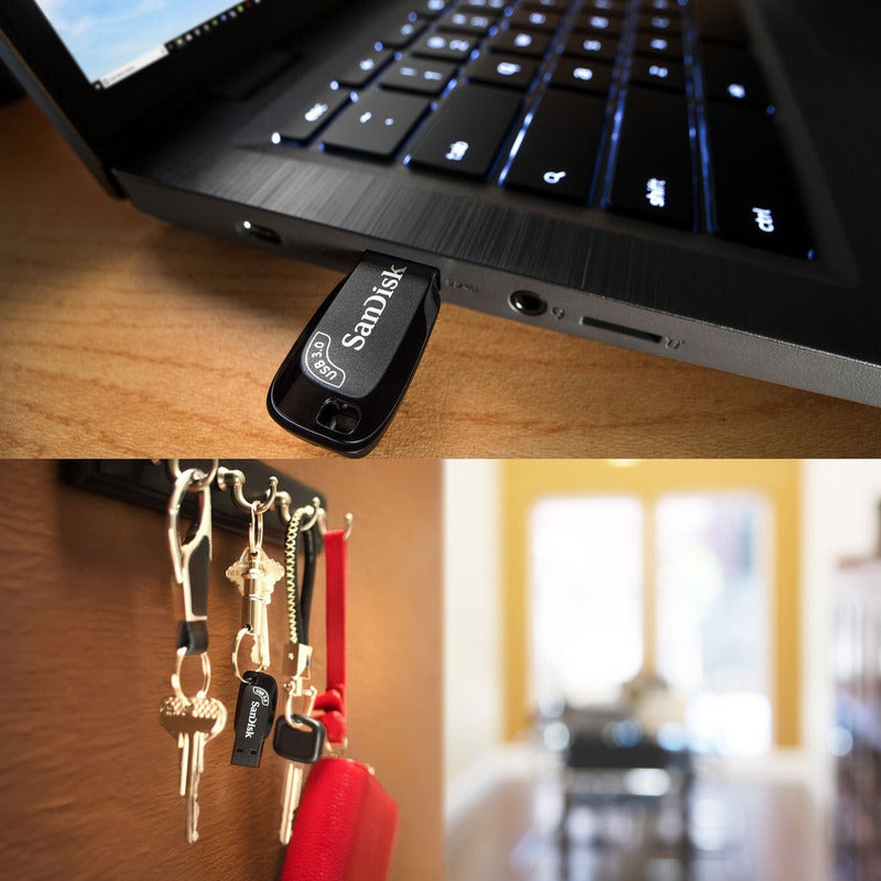 Memoria Flash Sandisk Ultra Shift Usb 3.0 De 128gb, 100mb/s