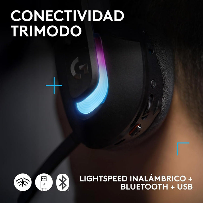 Auriculares Gamer Inalámbricos Logitech G522 Lightspeed, Blk