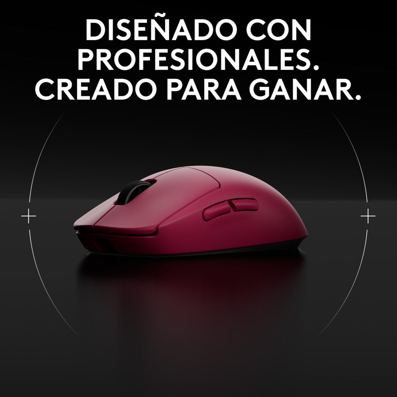 Mouse Gamer Inalámbrico Logitech G Pro 2 Lightspeed, 44k Dpi - Magenta