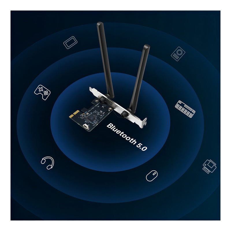 Adaptador De Red Pcie Mercusys Ma30e Wifi Bluetooth Ac1200