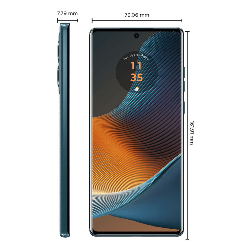 Celular Motorola Edge 50 Fusion 5G SIM+eSIM pOLED 6.7” 120Hz 256GB/8GB 50MP Sony IP68 5000mAh/68W - Verde Azulado