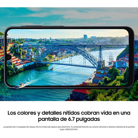 Celular Samsung Galaxy A16 4g Dual Sim 128gb/6gb Ip54, Negro